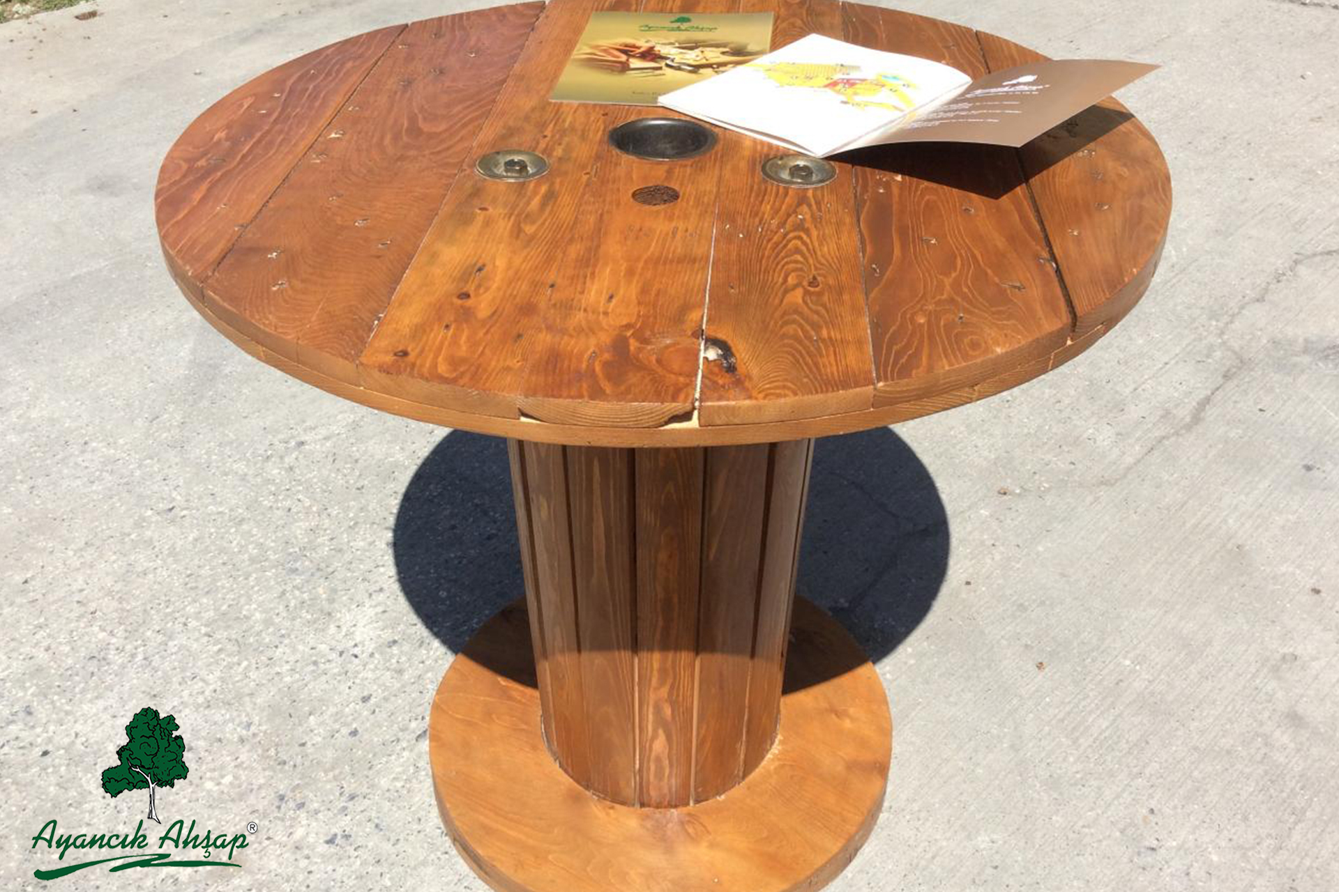 AHŞAP KABLO MAKARA İLE DEKORASYON ÖRNEKLERİ