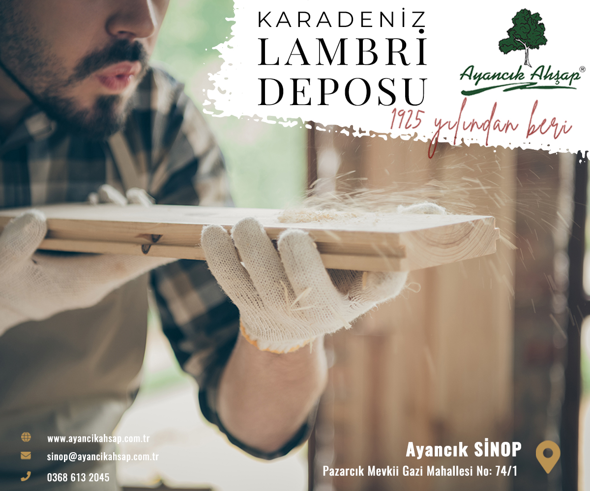 HER ALANDA KULLANILAN AHŞAP LAMBRİ