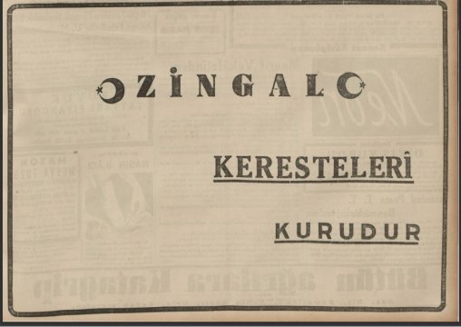 SİNOP-AYANCIK’TA ZİNGAL ORMAN İŞLETMESİ’NİN YER ADLARINA ETKİSİ