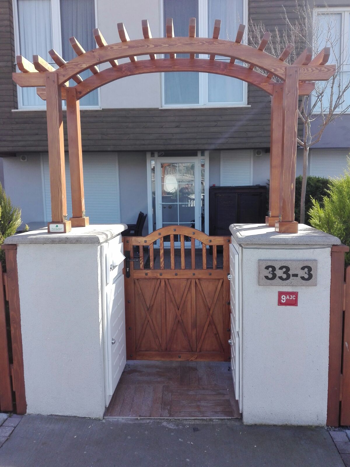 Ahşap Giriş Kemeri